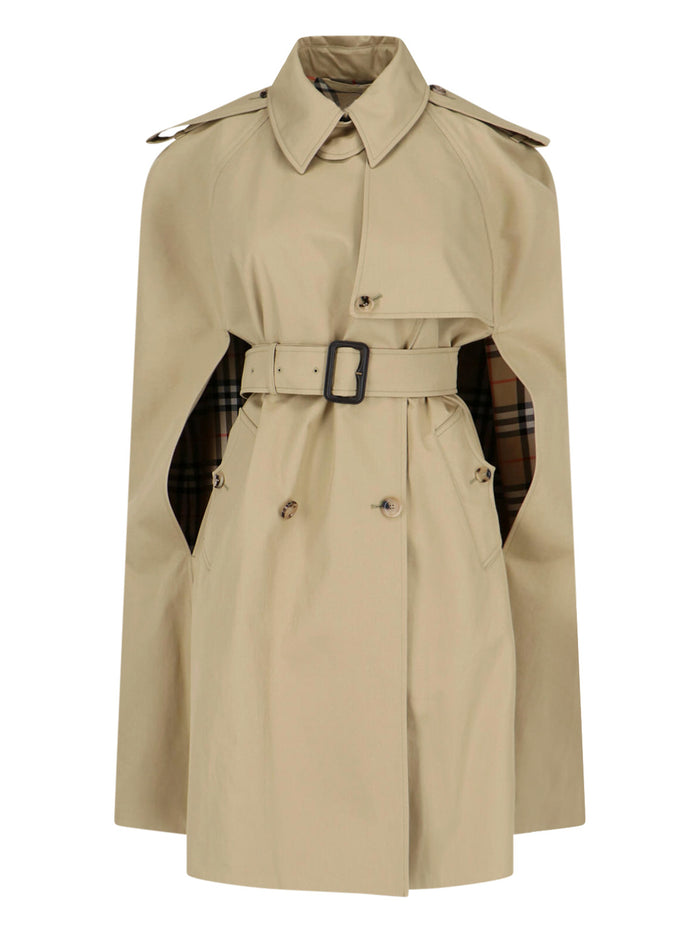 Burberry Jackets Beige Cotton