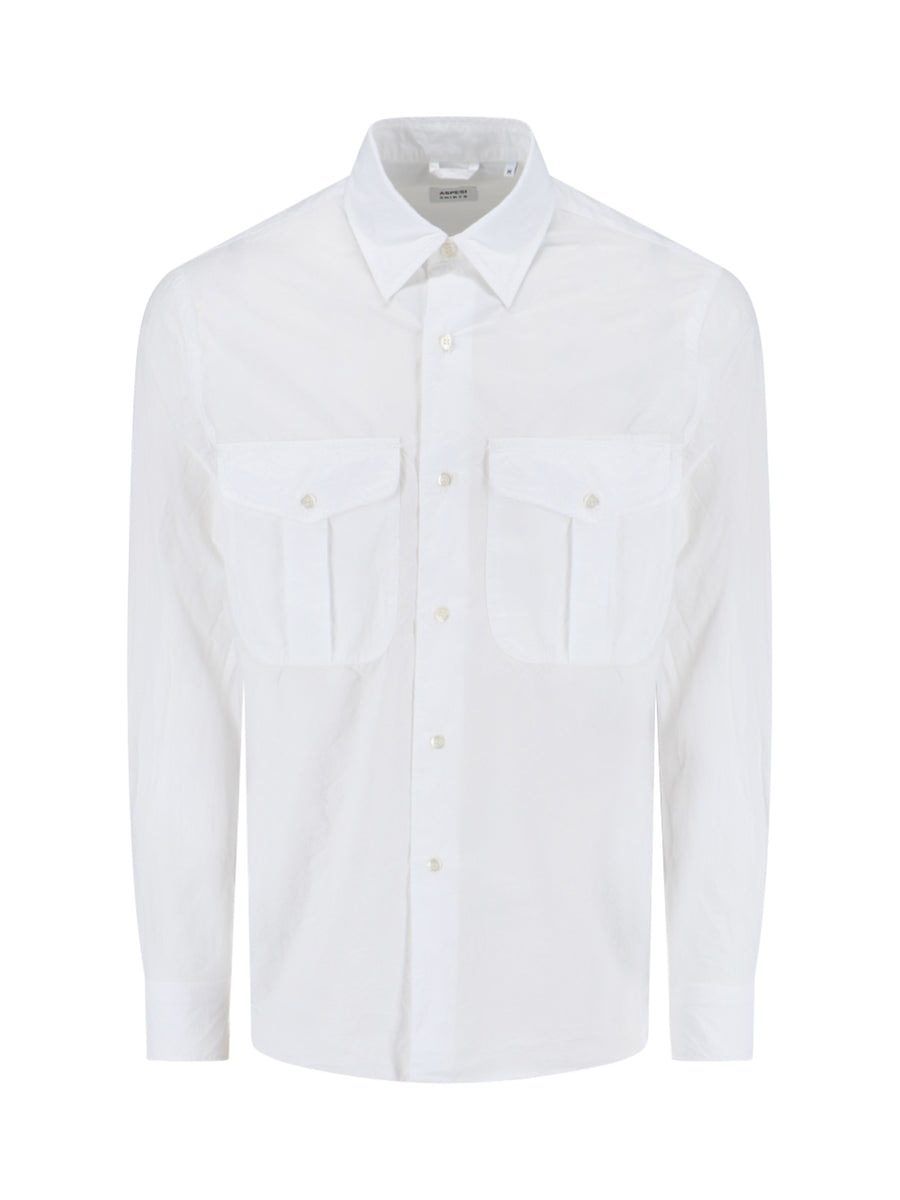 Aspesi 100% Cotton shirt in white