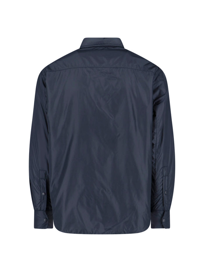 Aspesi Shirts Blue Polyamide