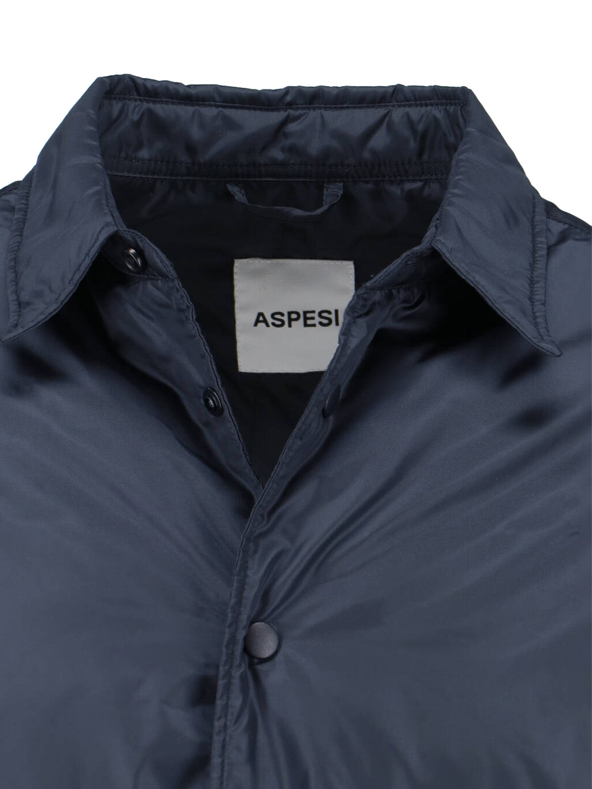 Aspesi Shirts Blue Polyamide