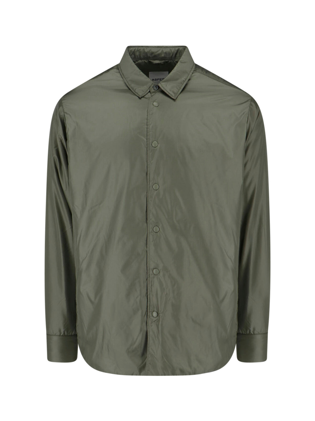 Aspesi Shirts Green Polyamide
