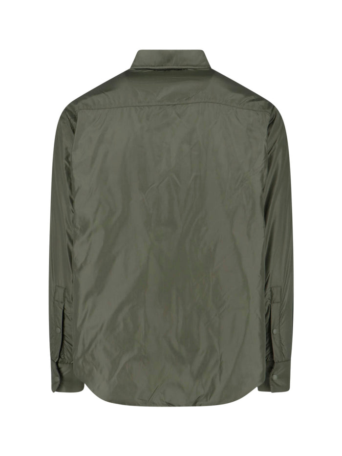 Aspesi Shirts Green Polyamide