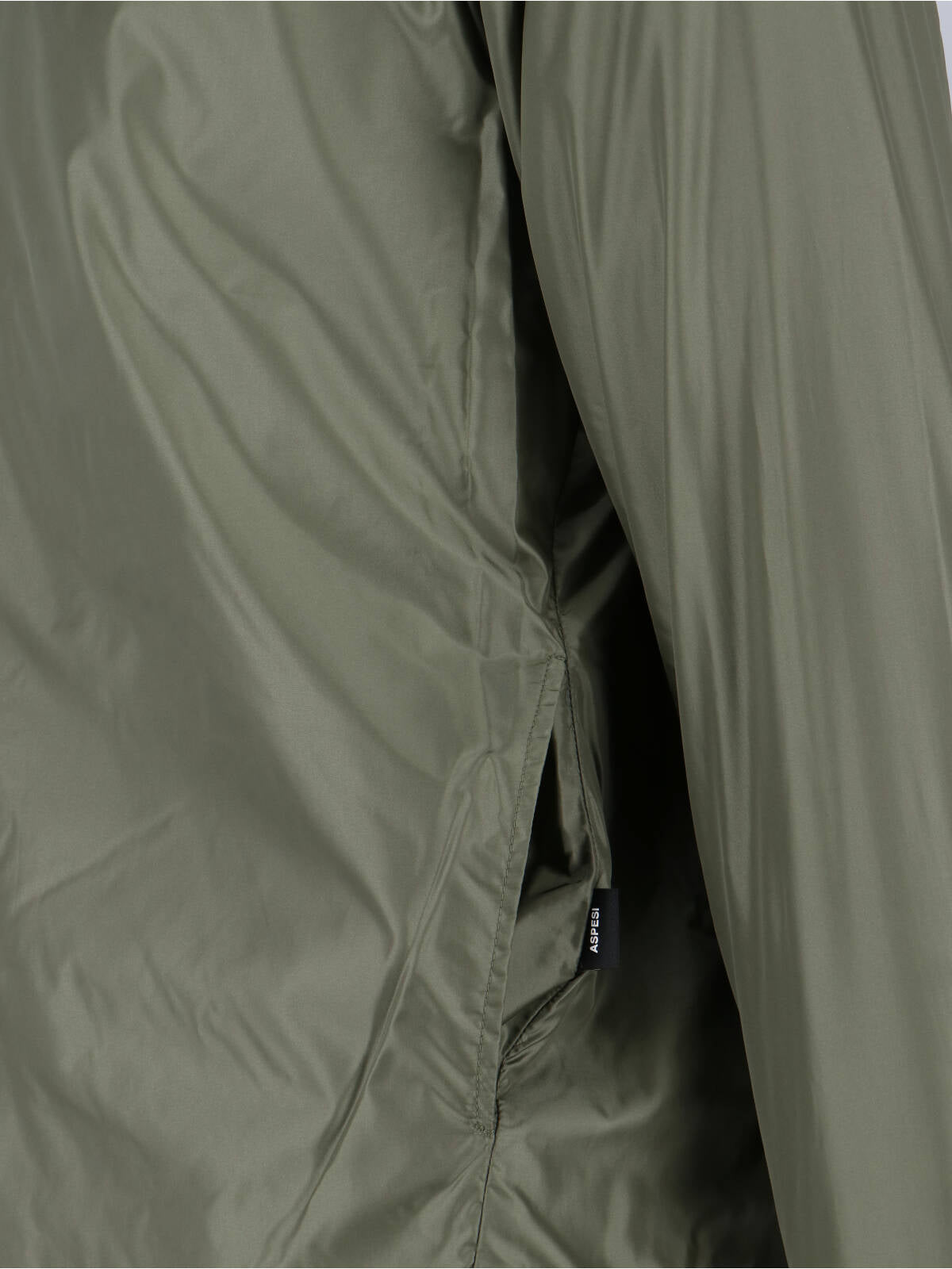 Aspesi Shirts Green Polyamide