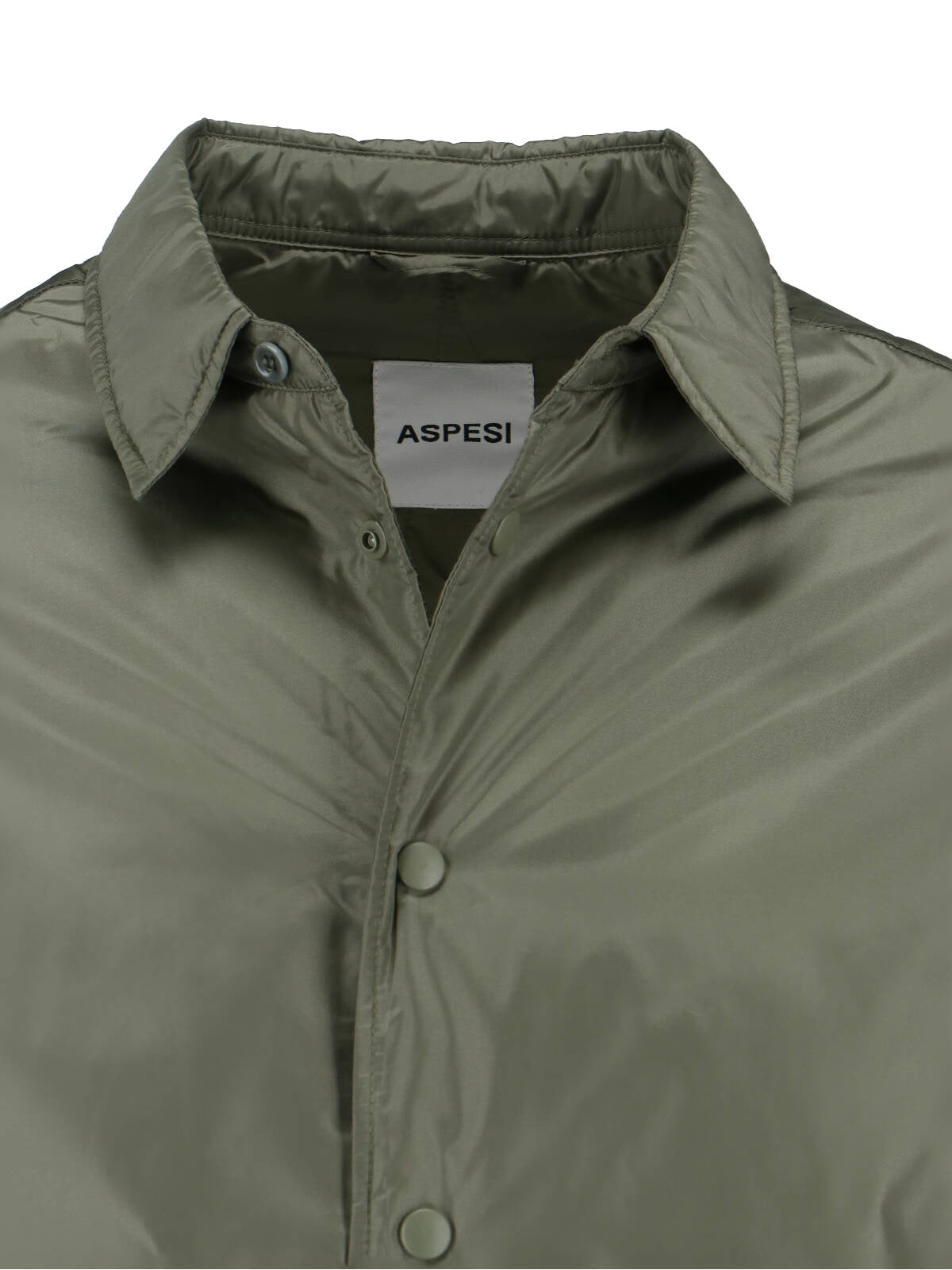Aspesi Shirts Green Polyamide