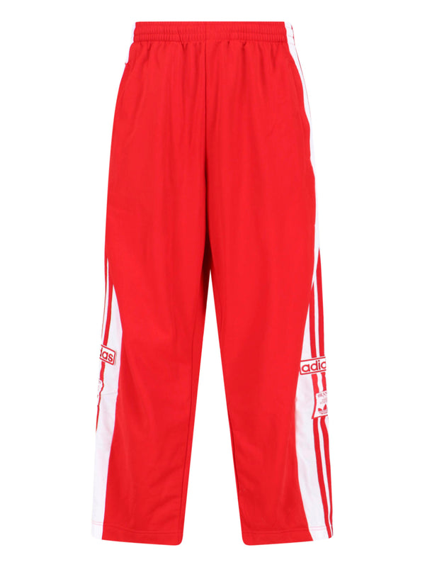Adidas 100% Polyester jogger in red