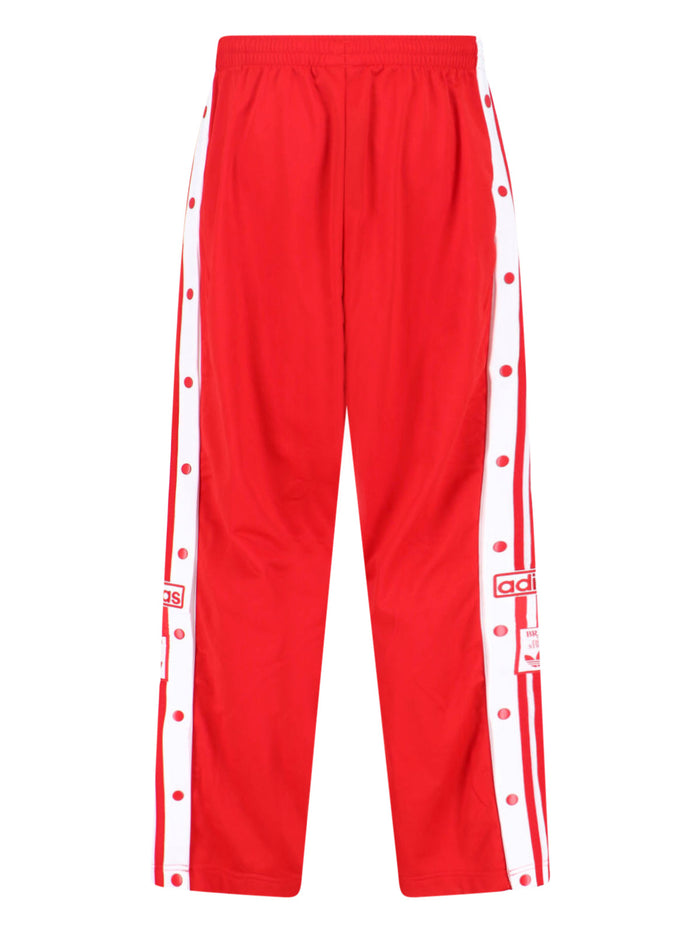 Adidas Trousers Red Polyester