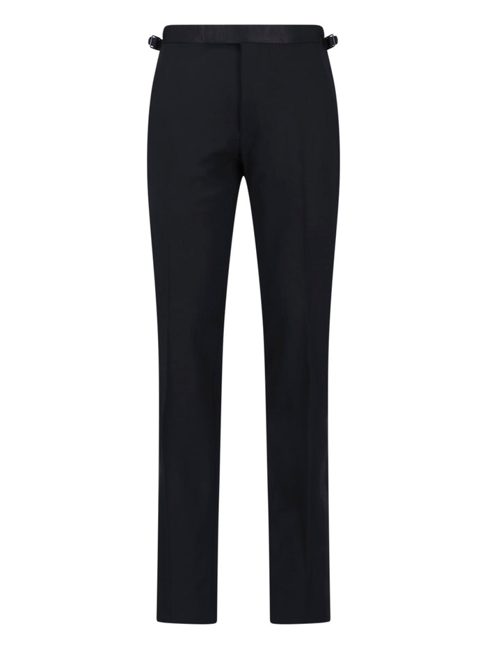 Tom Ford Trousers Black Wool