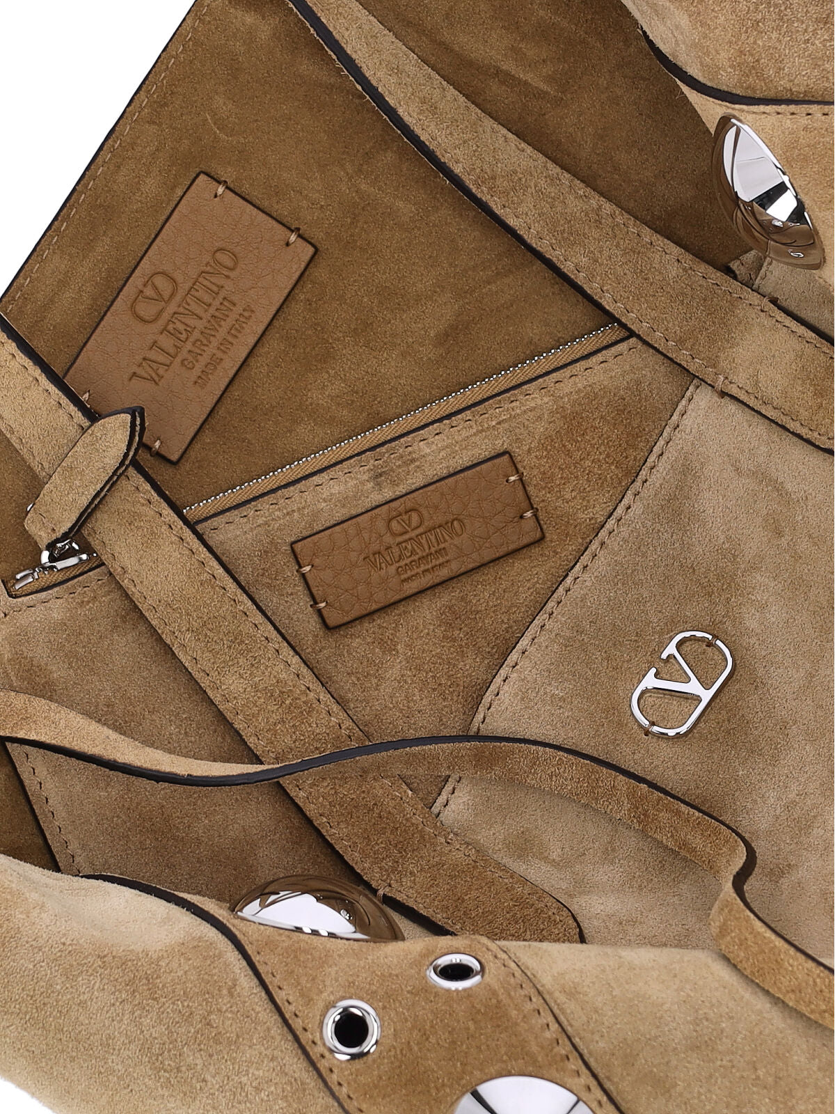 Valentino Garavani Bags Beige Leather