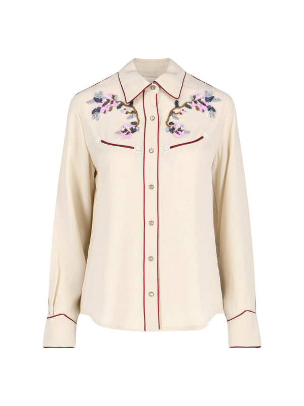 Isabel Marant 58% Viscose shirt in white
