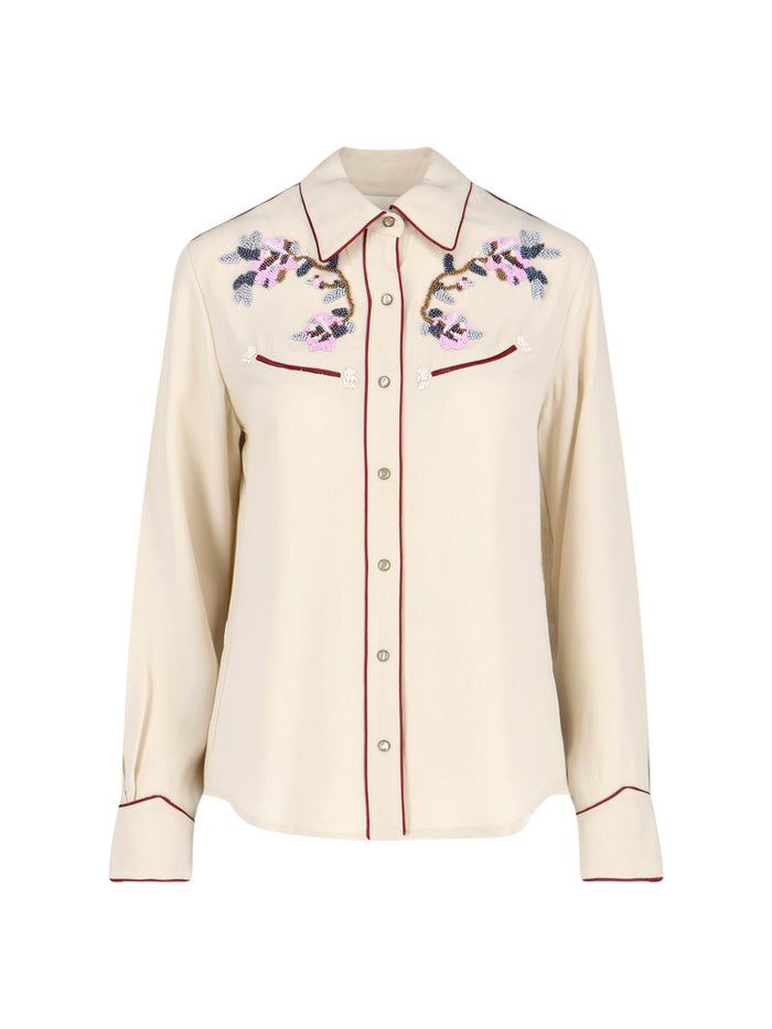 Isabel Marant Shirts White Main Material: Viscose