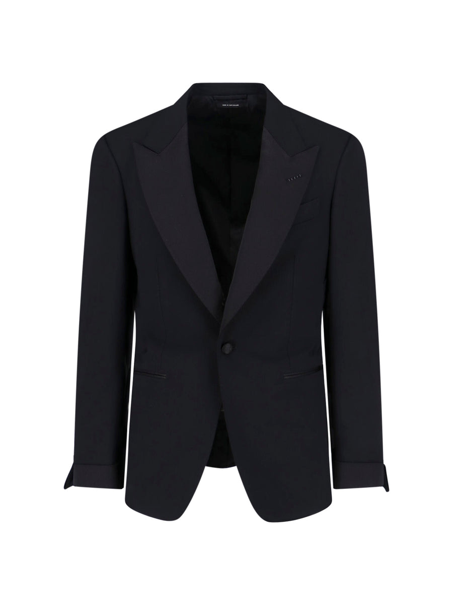 Tom Ford 96% Wool blazer in black