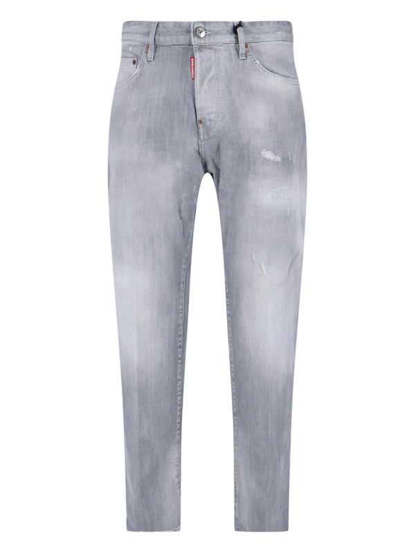 Dsquared2 98% cotton jeans in gray