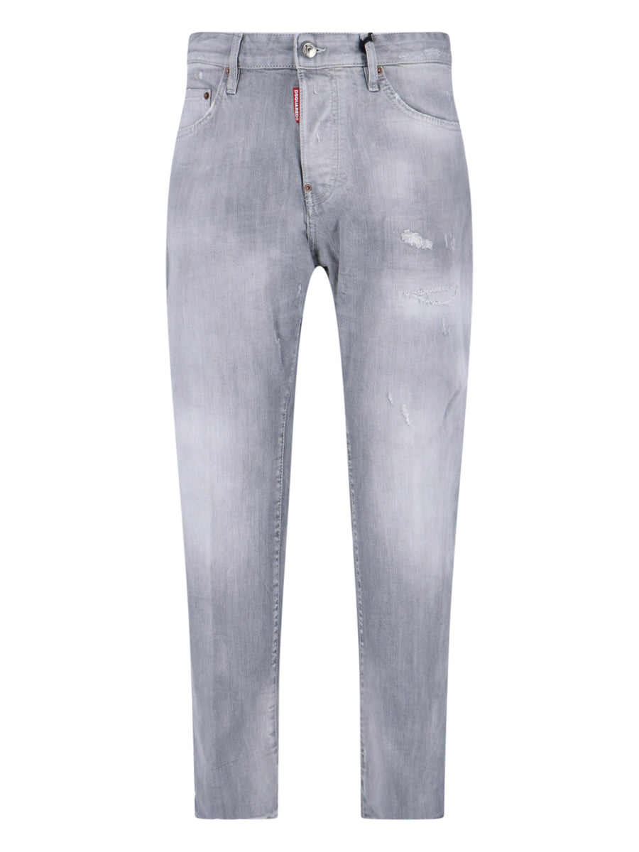 Dsquared2 98% cotton jeans in gray