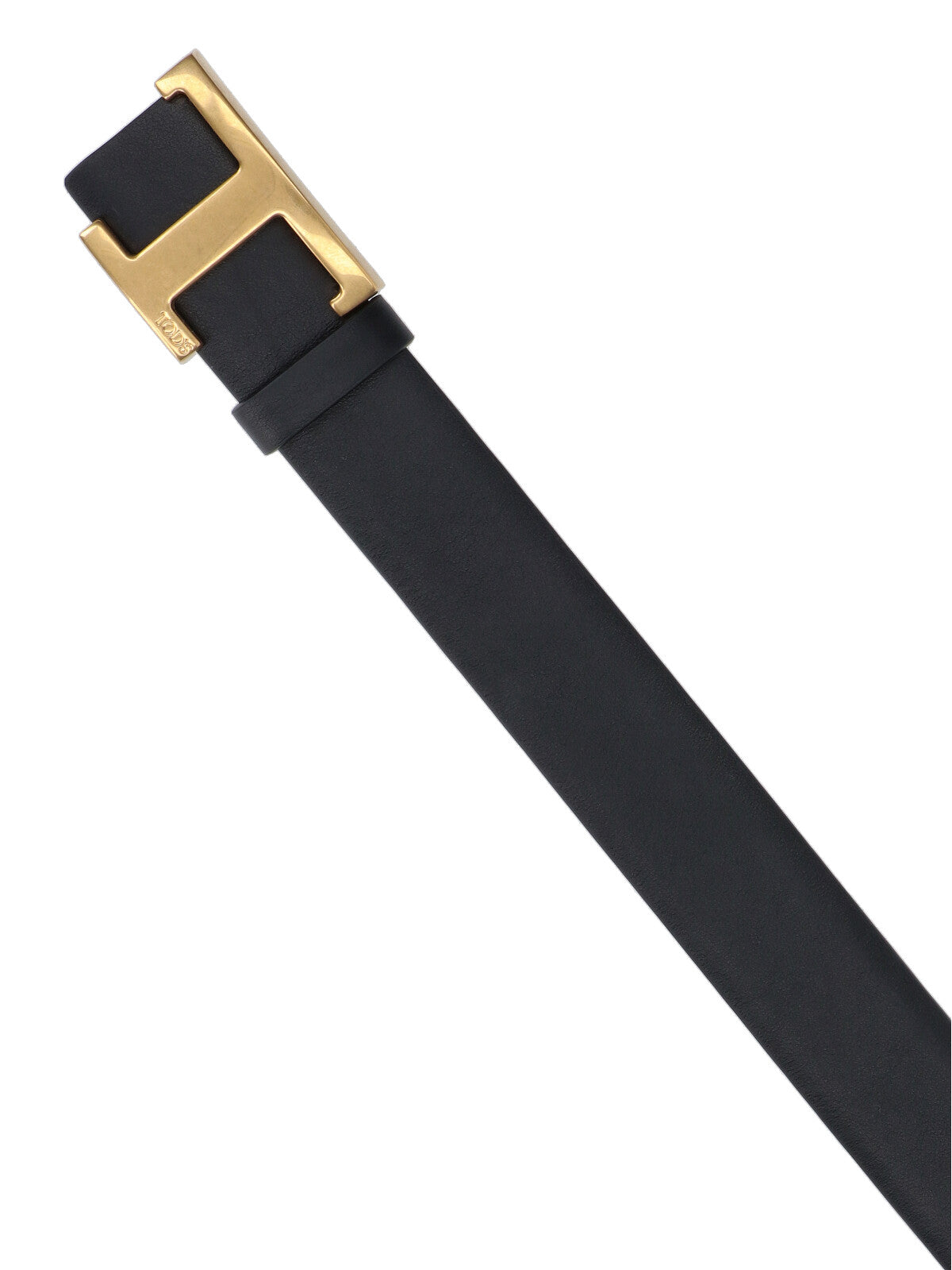 Tods Belts Black Calf Leather