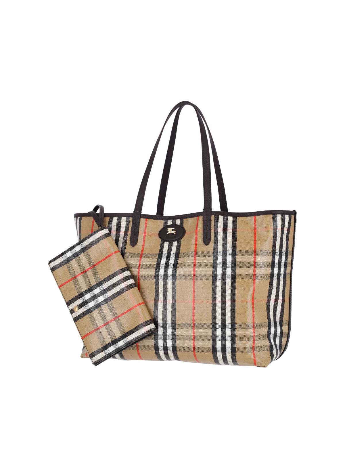 Burberry Bags Beige Cotton