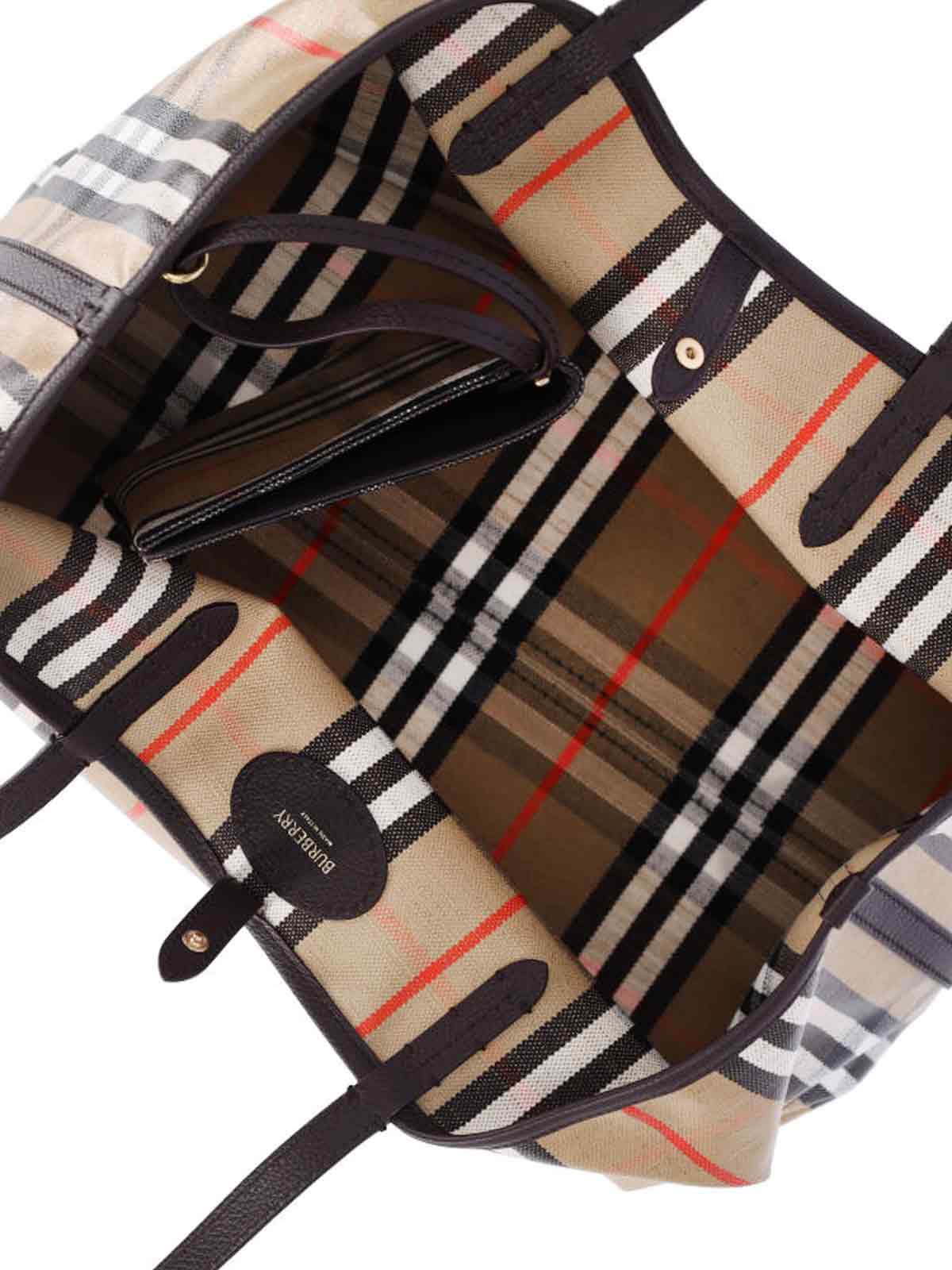 Burberry Bags Beige Cotton