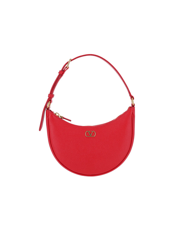 Valentino Garavani 100% leather shoulder bag in red