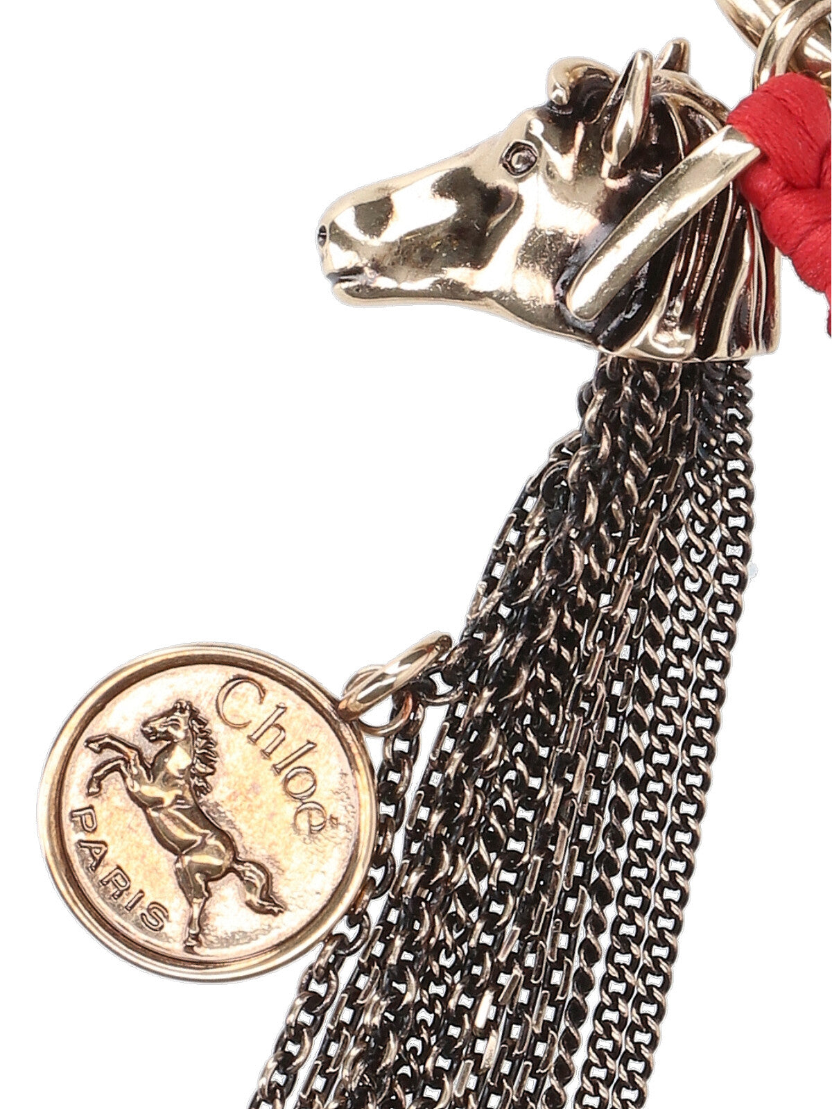 Chloè Keychains Golden Main Material: Brass