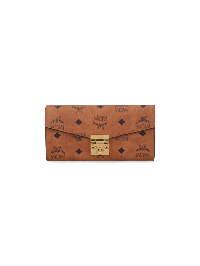 MCM Wallets Brown Polyurethane