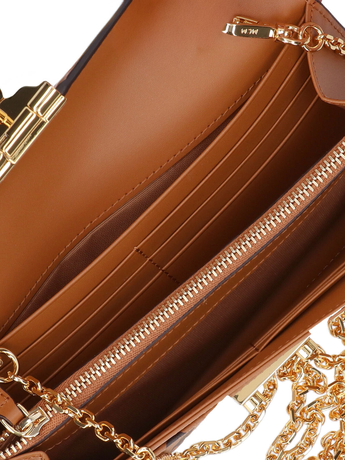 MCM Wallets Brown Polyurethane