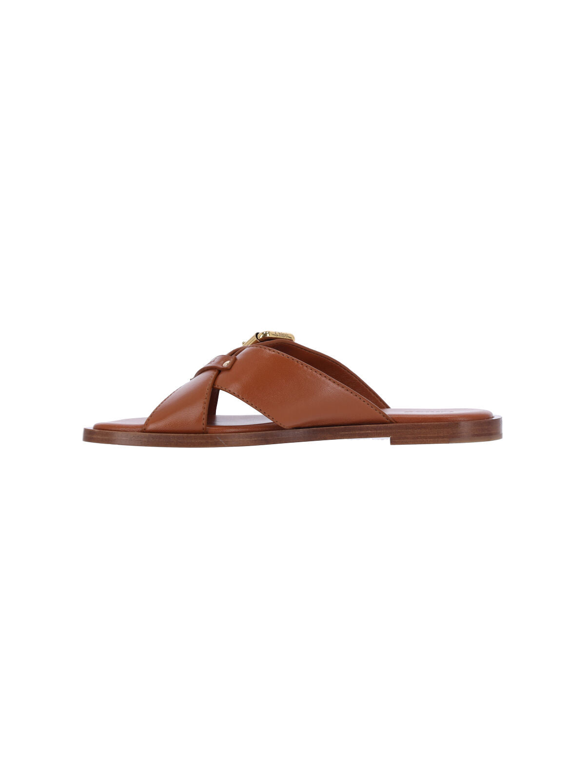 Chloè Sandals Brown Upper: Leather Lamb