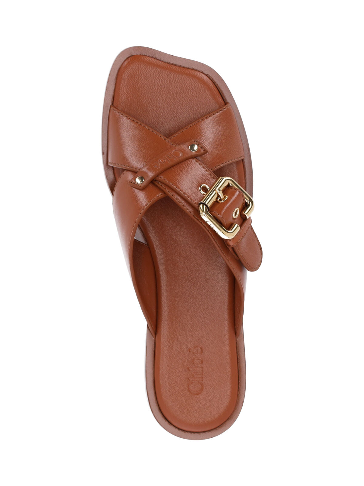 Chloè Sandals Brown Upper: Leather Lamb