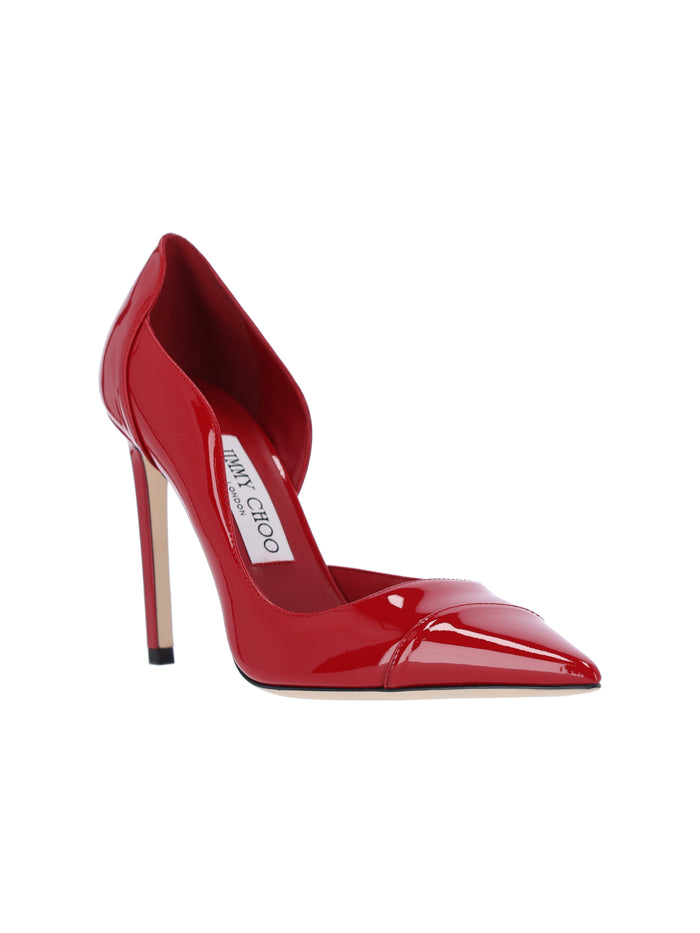 Jimmy Choo With Heel Red Outer: Calf Leather