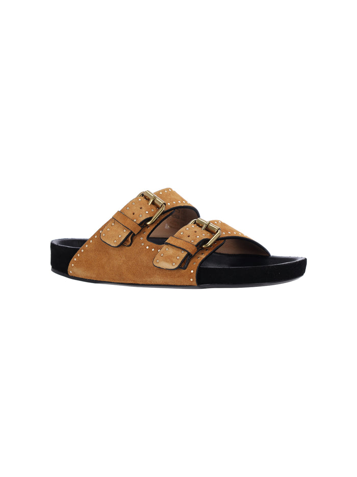 Isabel Marant Sandals Brown Main Material: Calfskin Suede