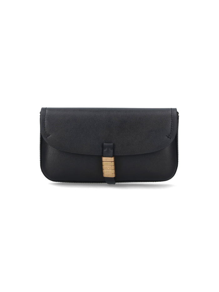 Pinko Bags Black Genuine Leather