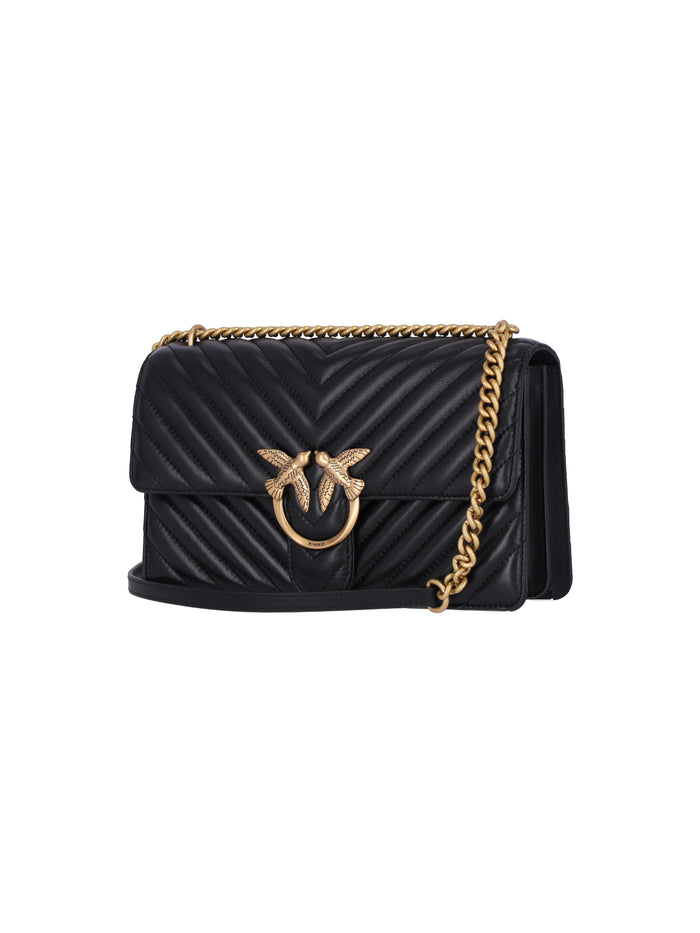 Pinko Bags Black Leather