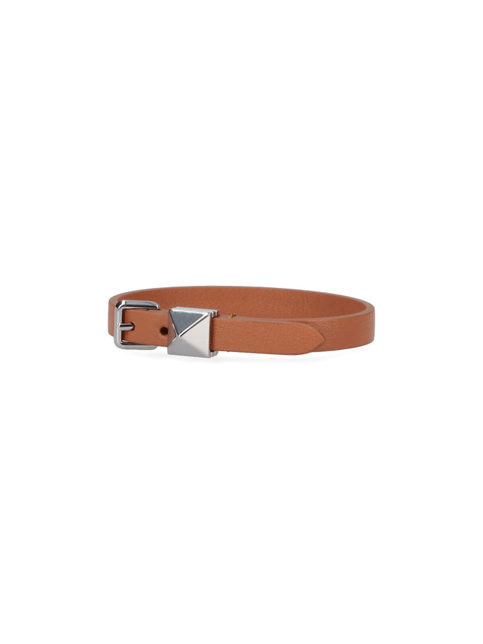 Valentino Garavani Bijoux Brown Calf Leather