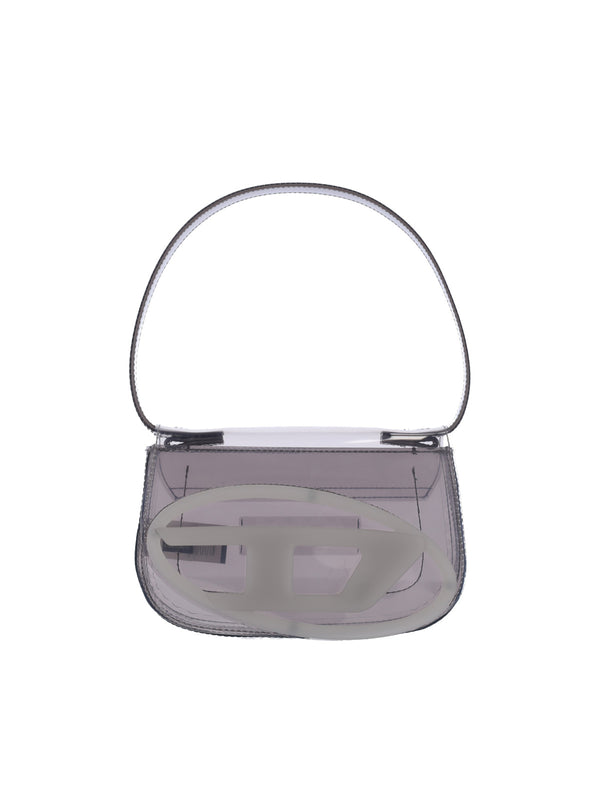 Diesel 85% Thermoplastic Polyurethane shoulder bag in gray
