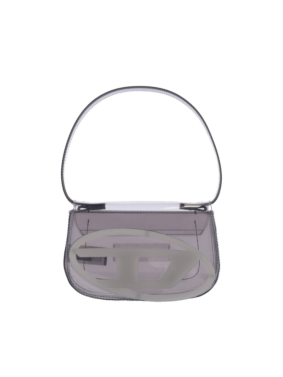 Diesel 85% Thermoplastic Polyurethane shoulder bag in gray