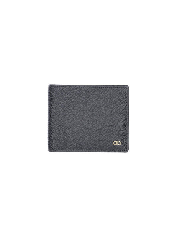 Ferragamo 100% Calf Leather; Lining: 60% Calf Leather wallet in black