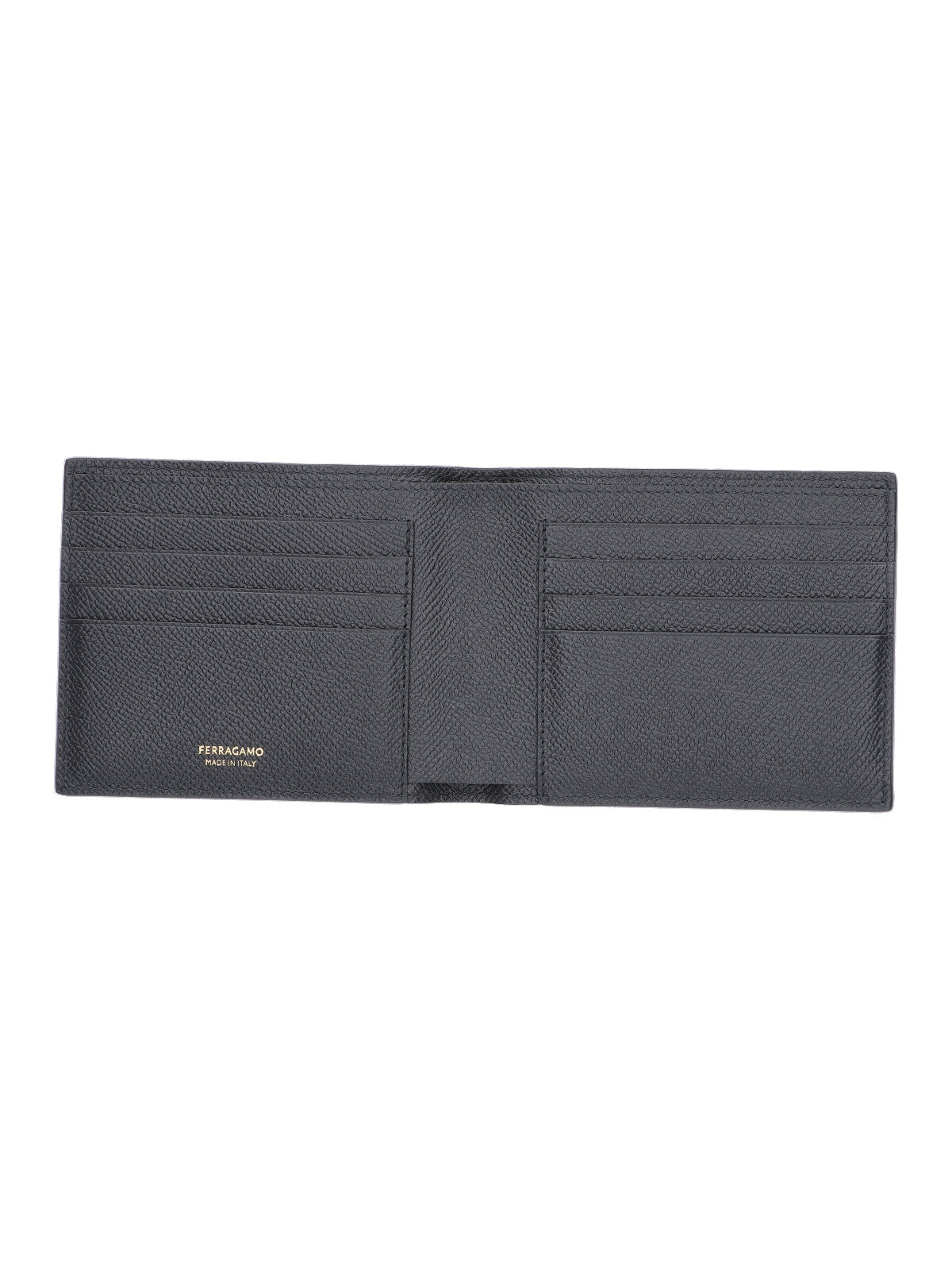 Ferragamo Wallets Black Calf Leather