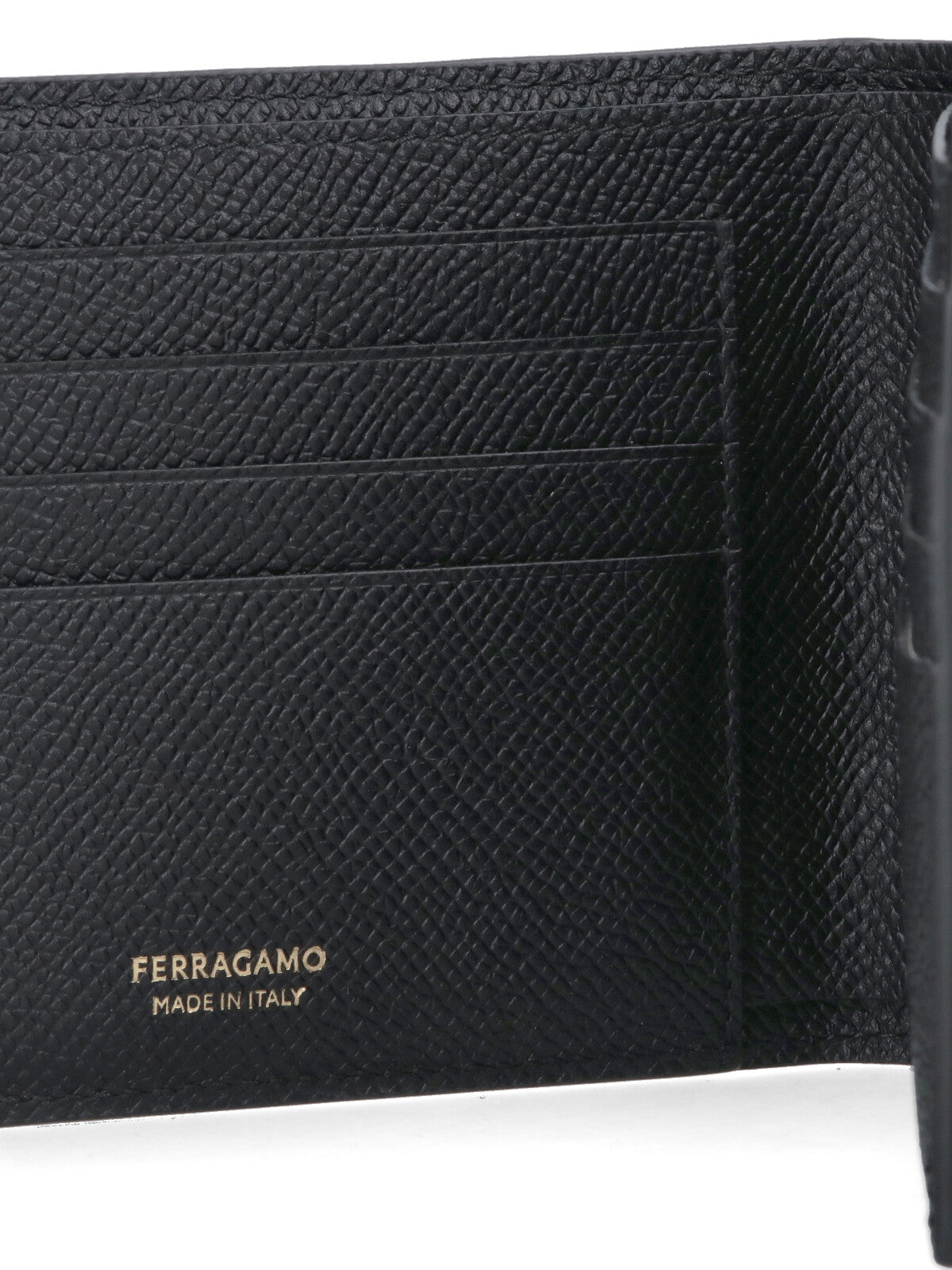 Ferragamo Wallets Black Calf Leather