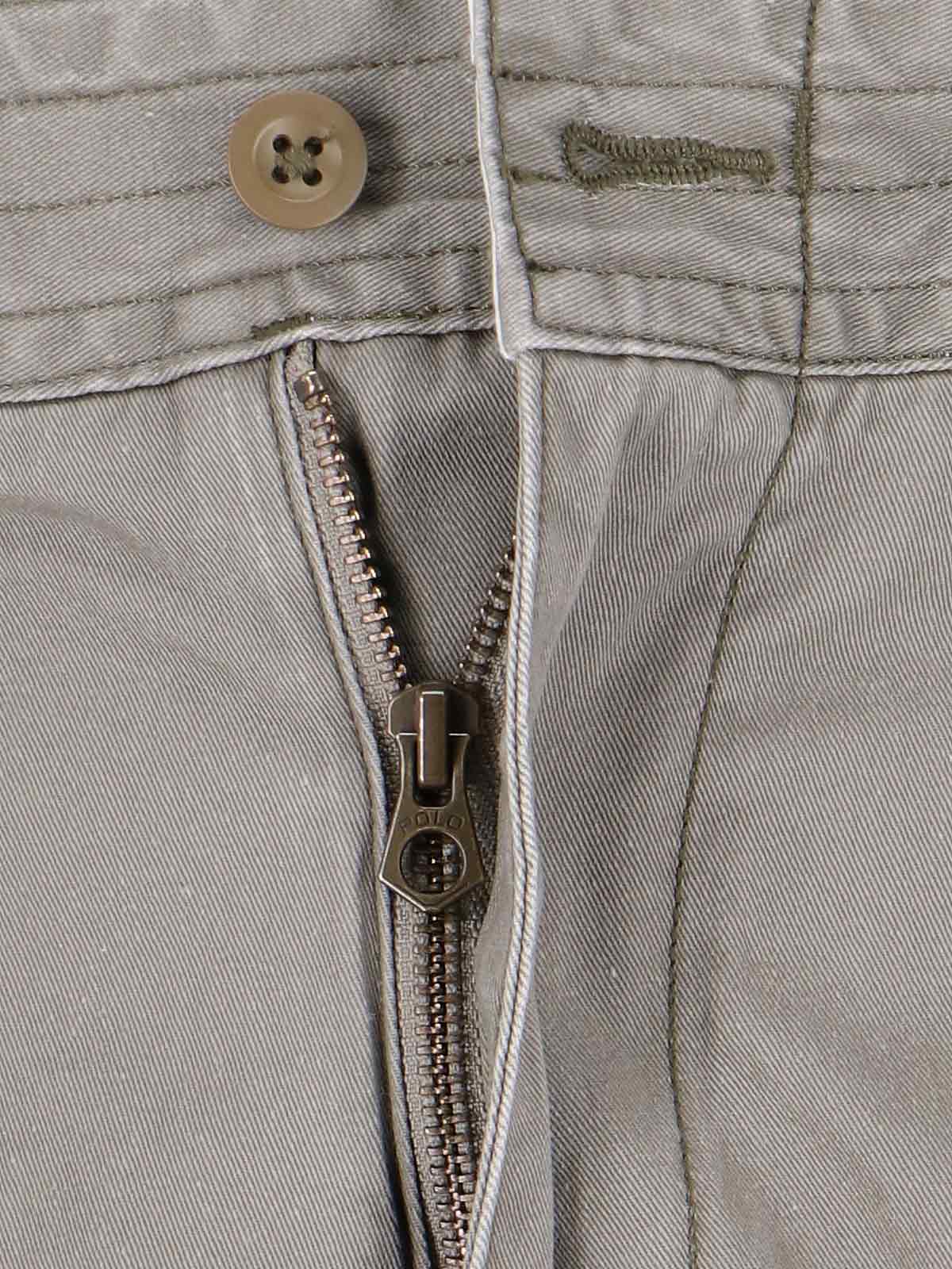 Polo Ralph Lauren Trousers Grey Cotton