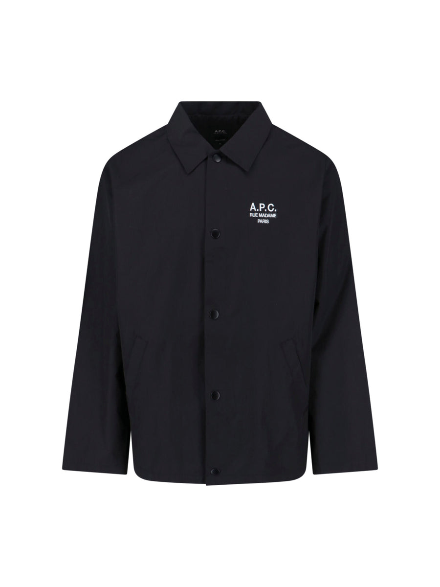 A.P.C. 60% polyester jacket in black