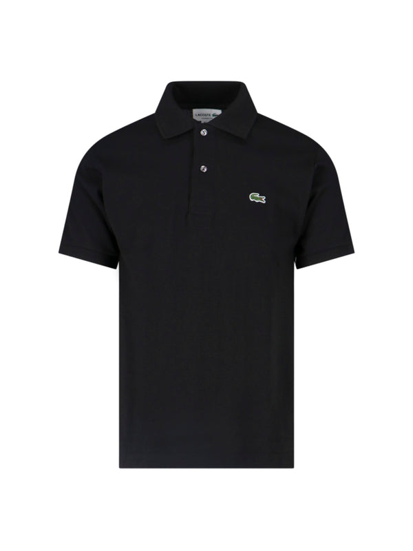 Lacoste 100% Cotton polo in black