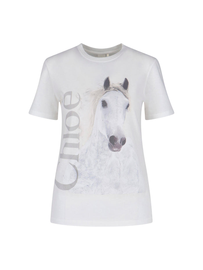 Chloè T-shirts and Polos White Cotton