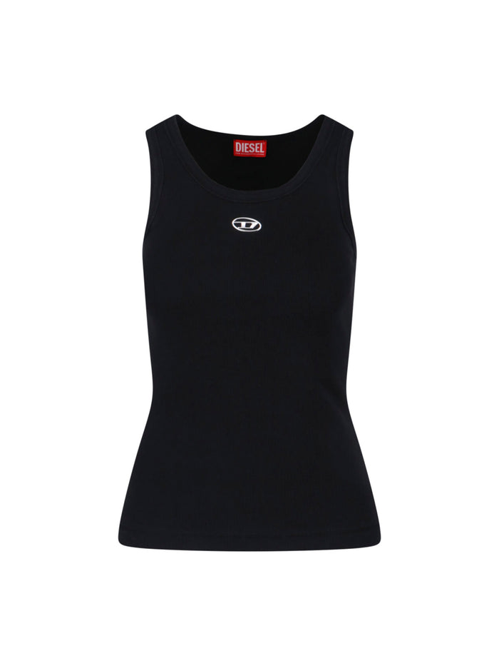 Diesel Top Black Cotton