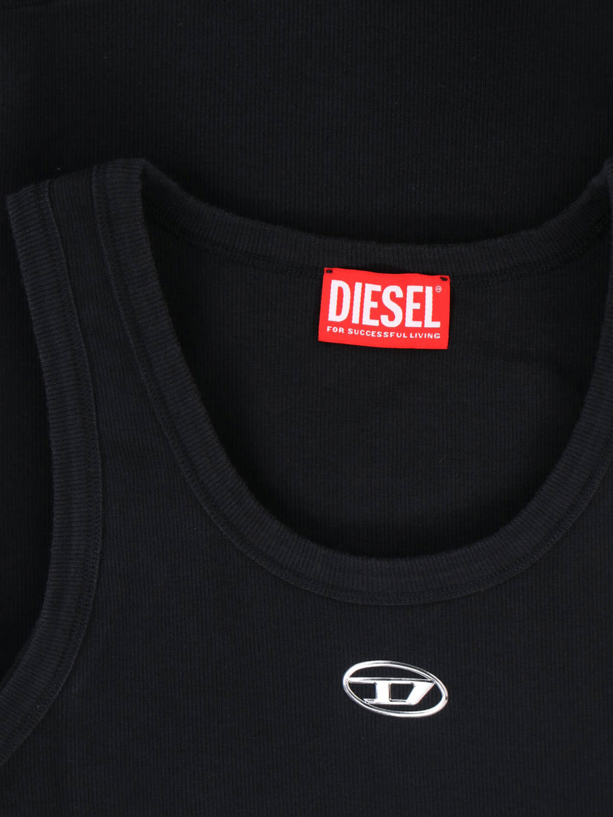 Diesel Top Black Cotton