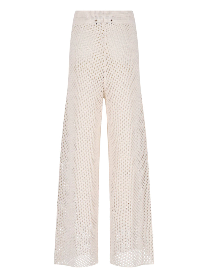 Golden Goose Trousers White Cotton