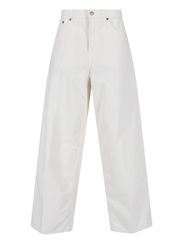 Haikure 85% Cotton jeans in white