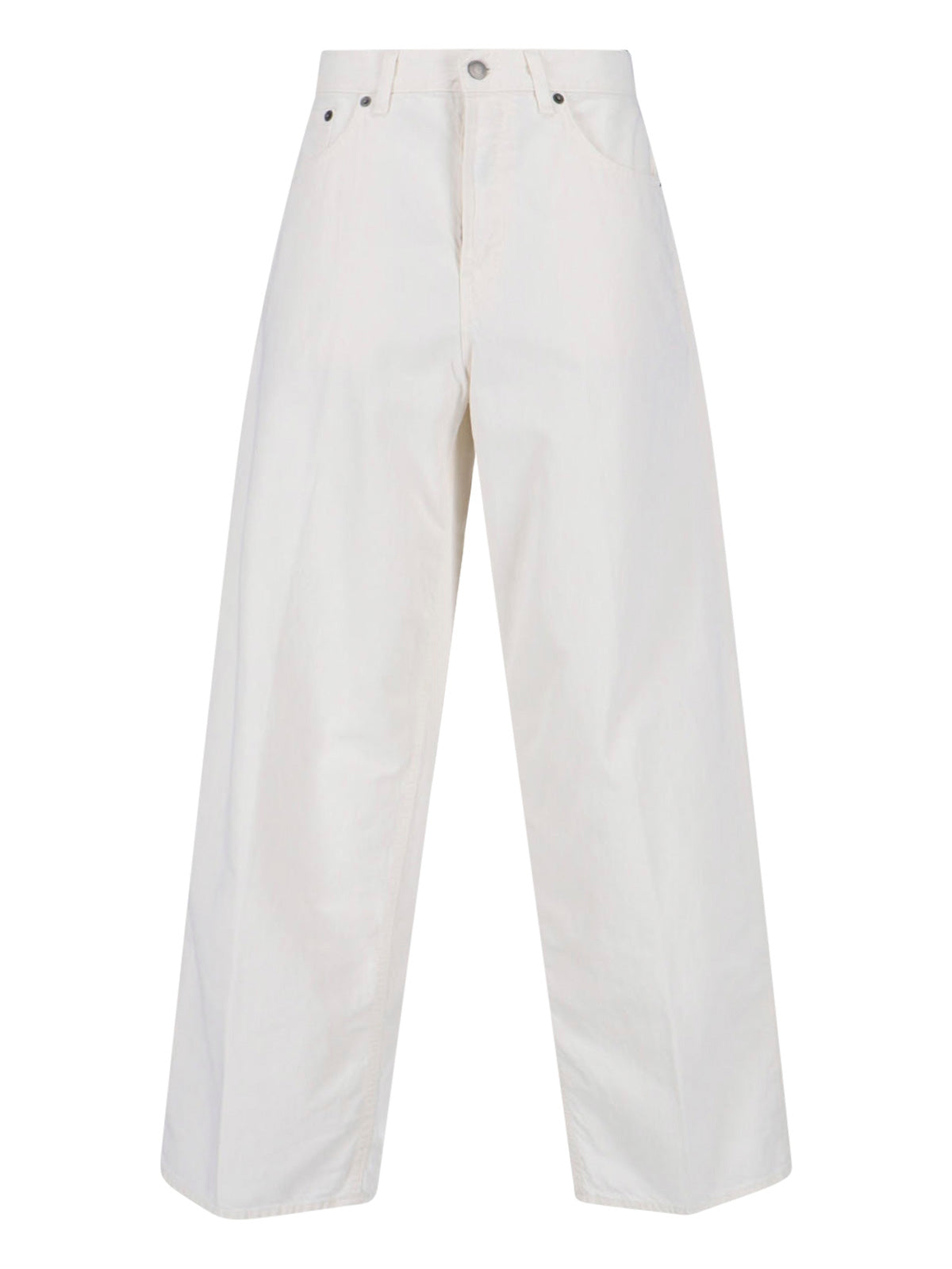 Haikure Jeans White Cotton