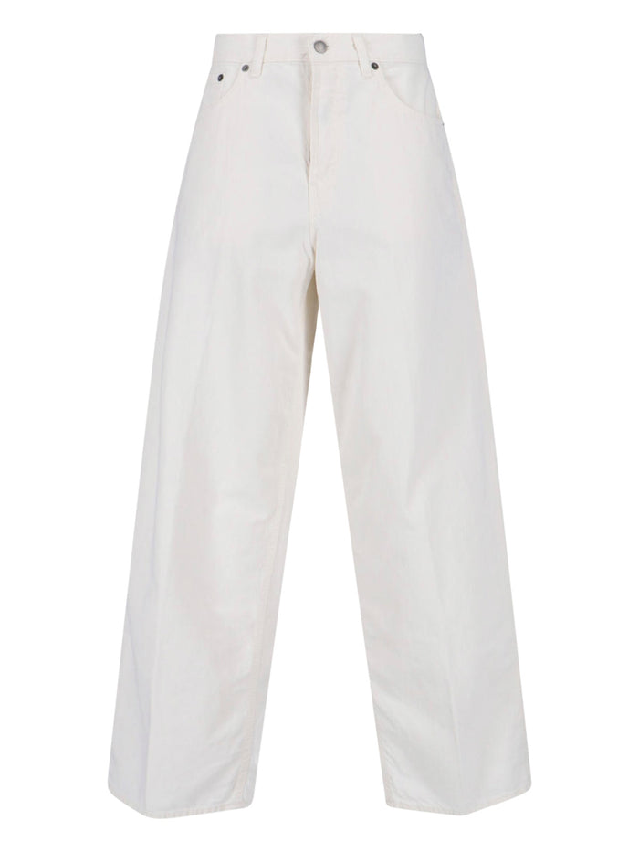 Haikure Jeans White Cotton