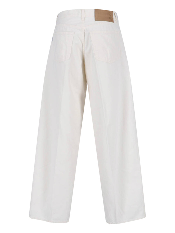 Haikure Jeans White Cotton