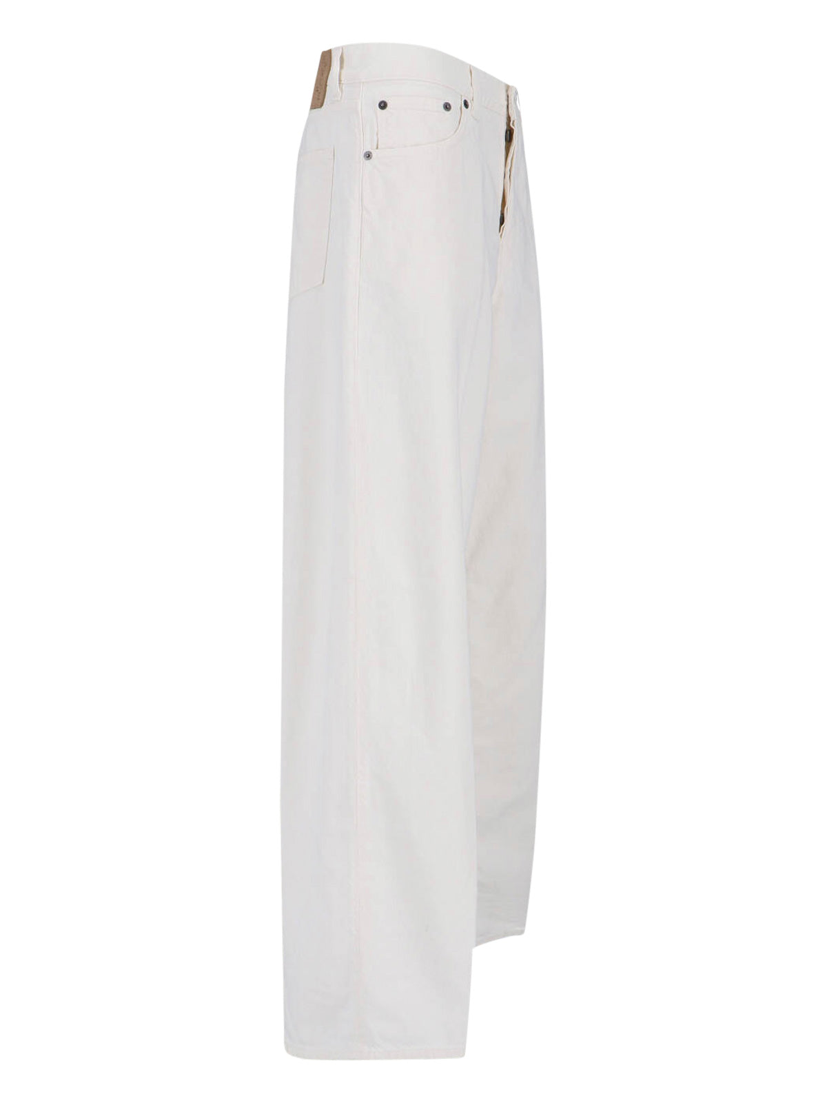 Haikure Jeans White Cotton