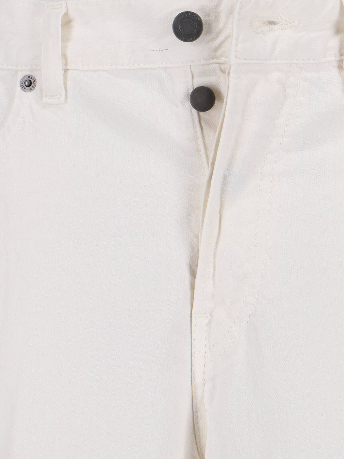 Haikure Jeans White Cotton
