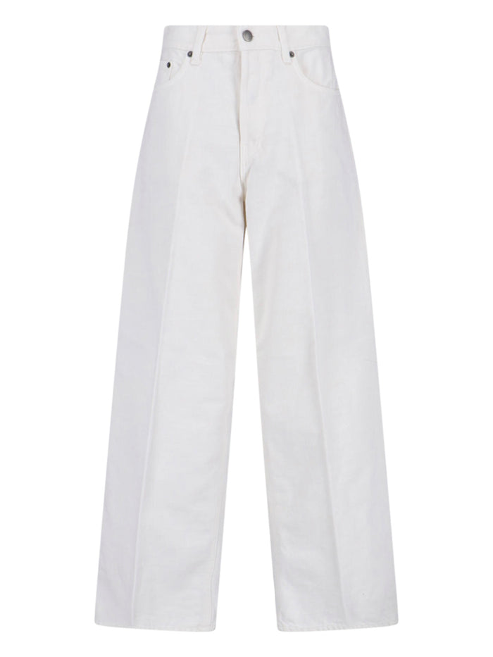 Haikure Jeans White Cotton